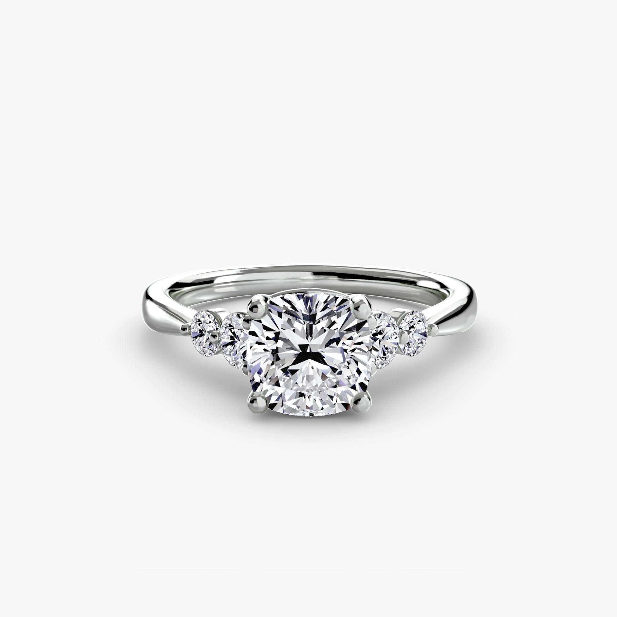 Solitaire with Shoulder Accents 2 The Perfect Carat