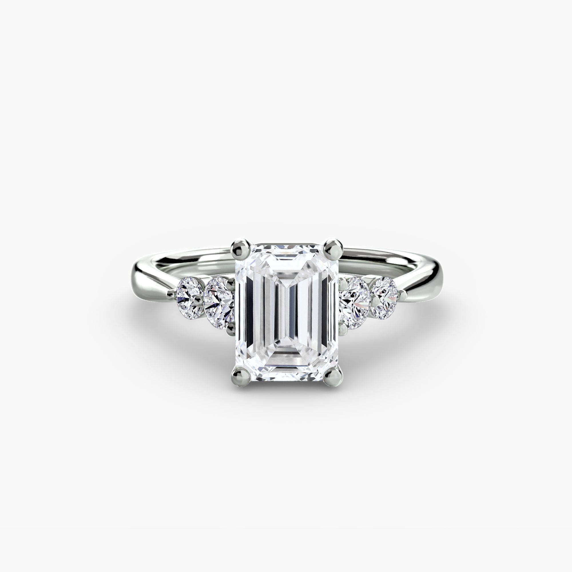 Solitaire with Shoulder Accents 2 The Perfect Carat