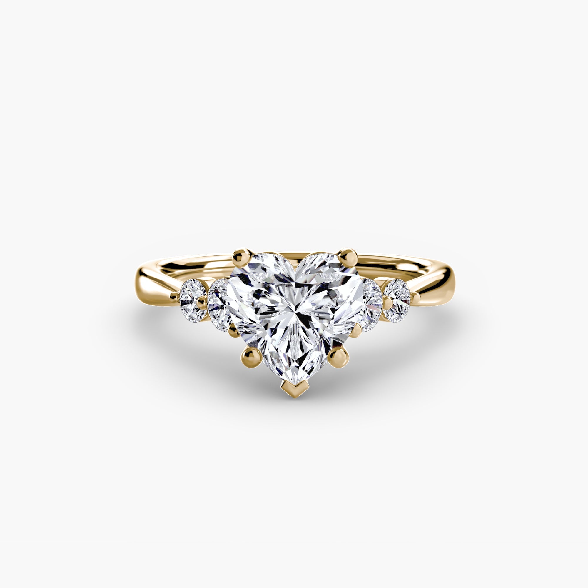 Solitaire with Shoulder Accents 2 The Perfect Carat