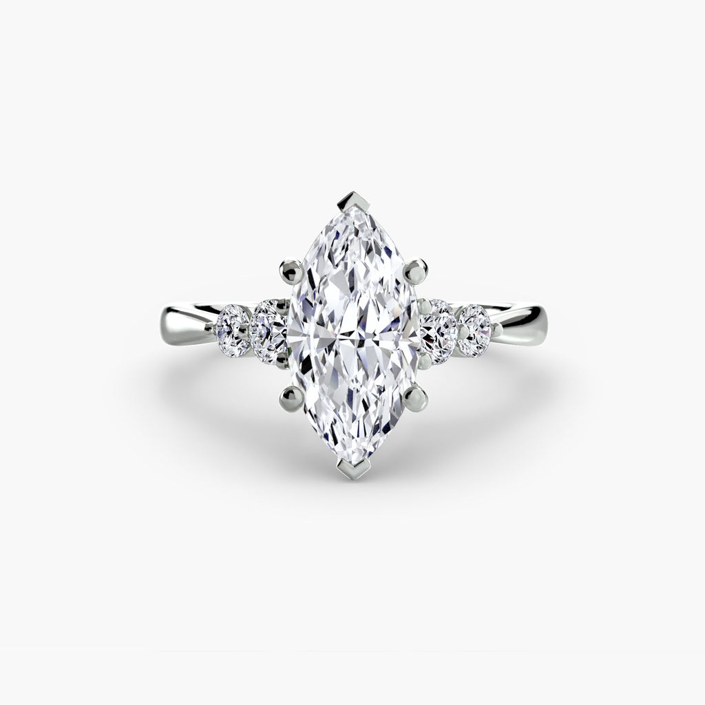 Solitaire with Shoulder Accents 2 The Perfect Carat