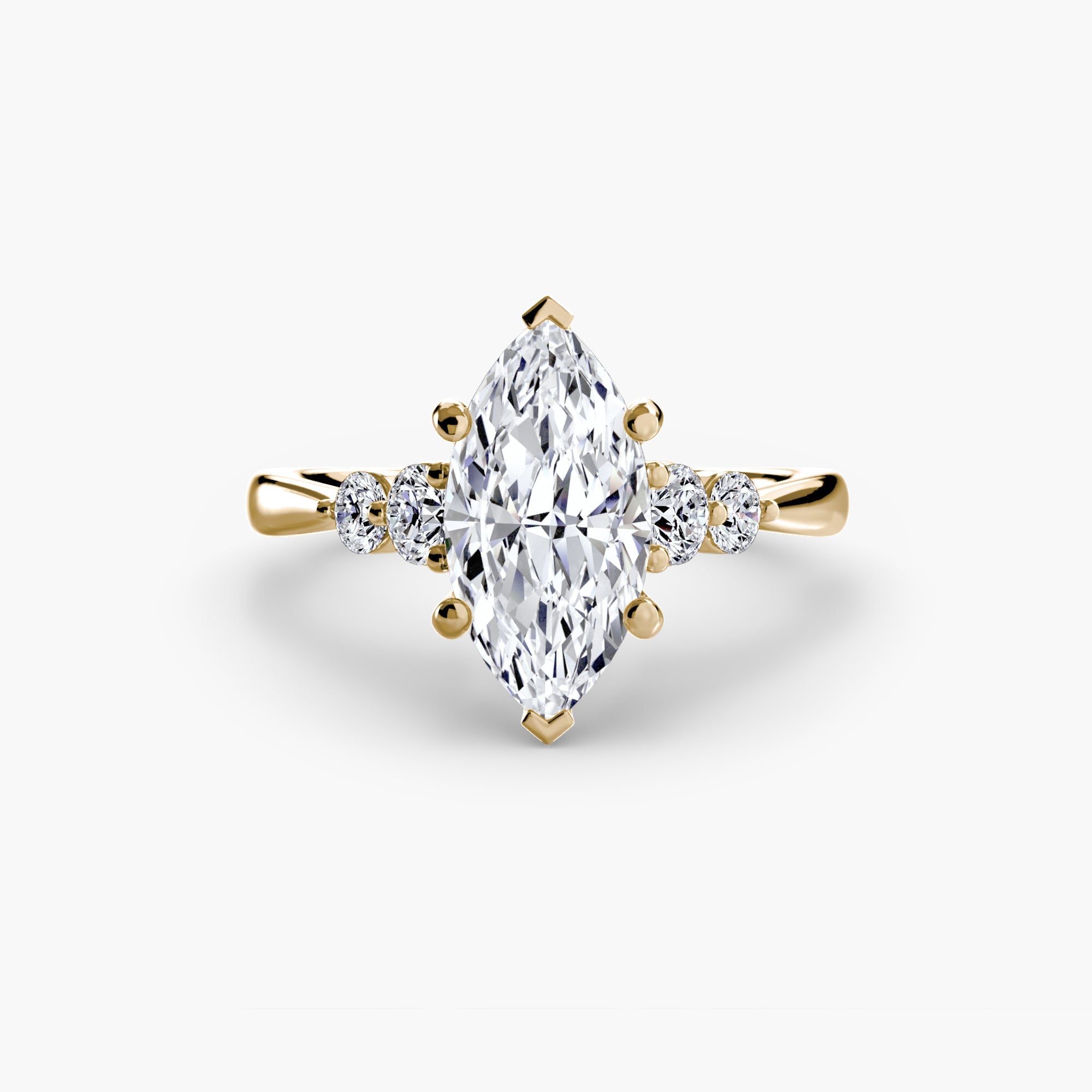 Solitaire with Shoulder Accents 2 The Perfect Carat