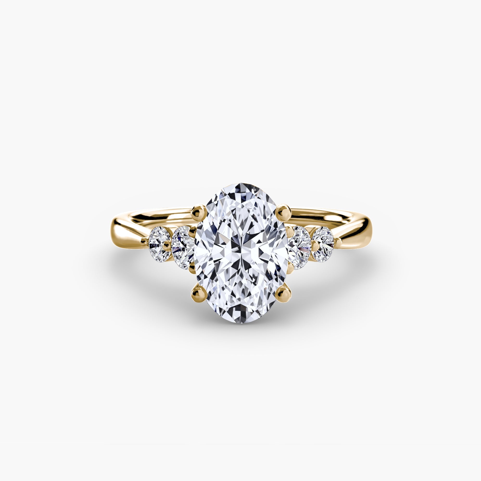 Solitaire with Shoulder Accents 2 The Perfect Carat