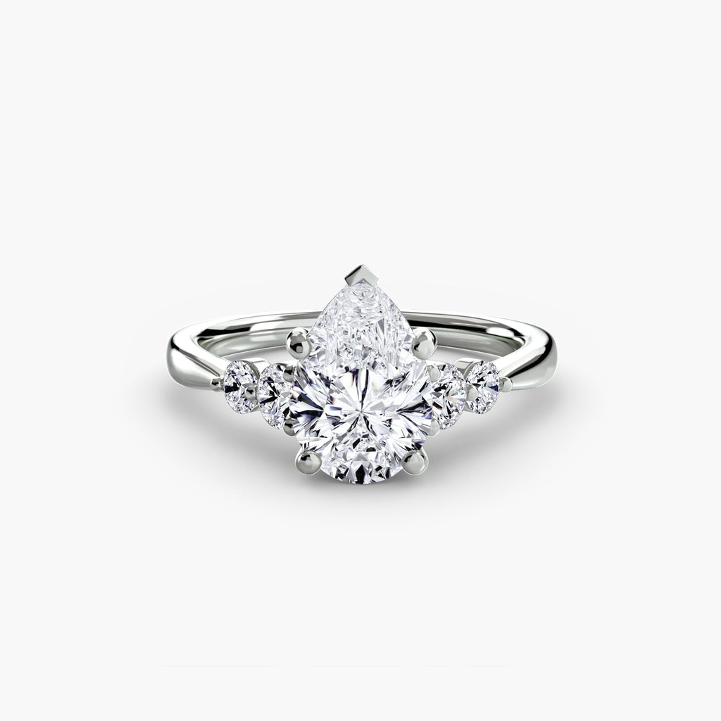 Solitaire with Shoulder Accents 2 The Perfect Carat