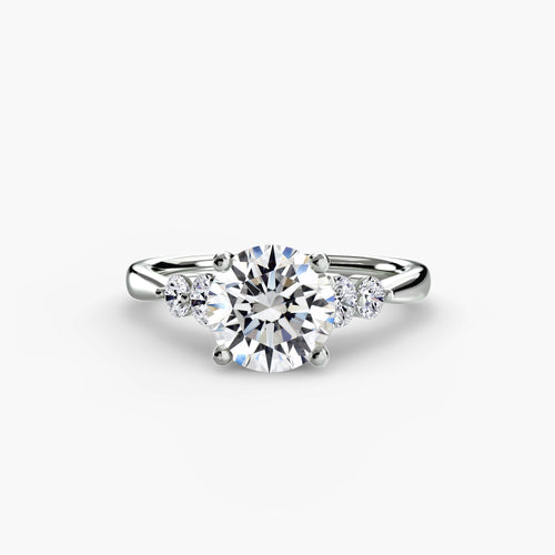 Solitaire with Shoulder Accents 2 The Perfect Carat
