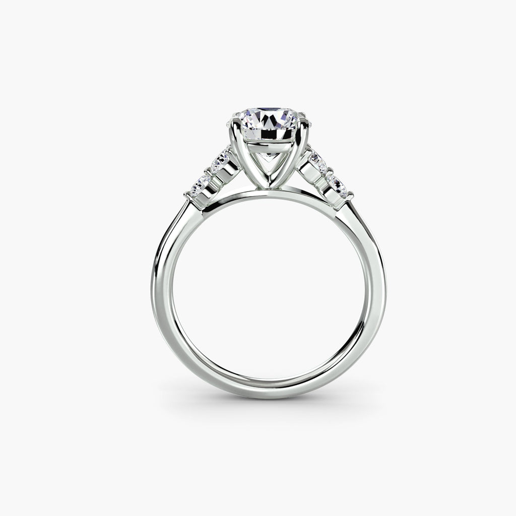 Solitaire with Shoulder Accents 2 The Perfect Carat