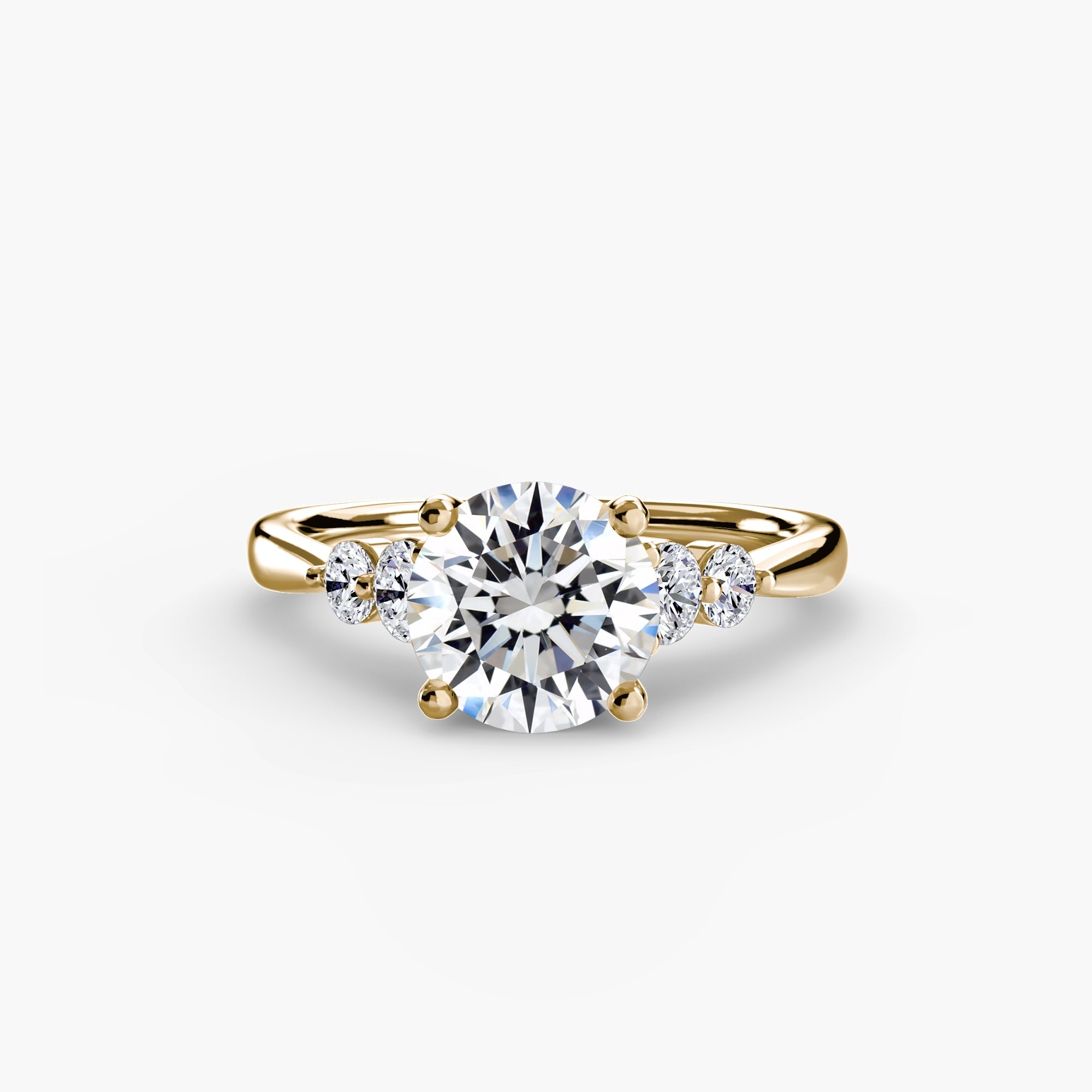 Solitaire with Shoulder Accents 2 The Perfect Carat