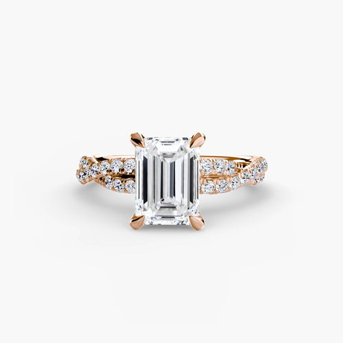 The Twisted Pavé Solitaire The Perfect Carat