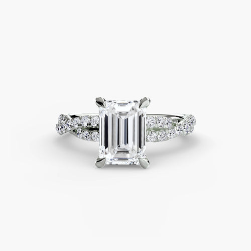 The Twisted Pavé Solitaire The Perfect Carat