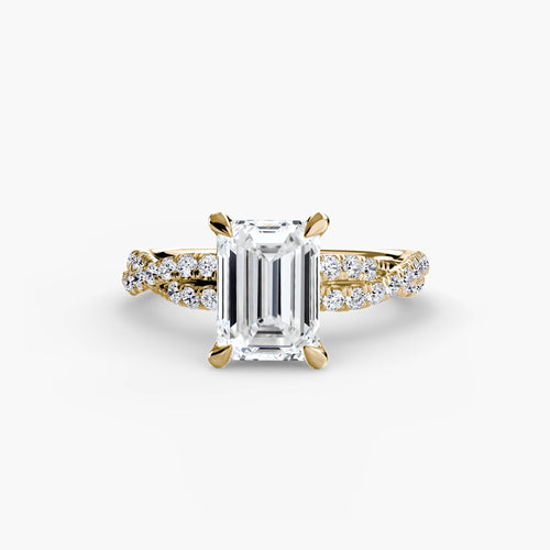 The Twisted Pavé Solitaire The Perfect Carat