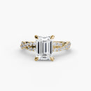The Twisted Pavé Solitaire The Perfect Carat