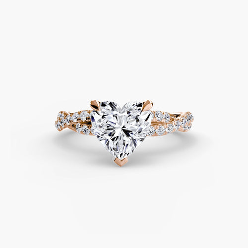The Twisted Pavé Solitaire The Perfect Carat