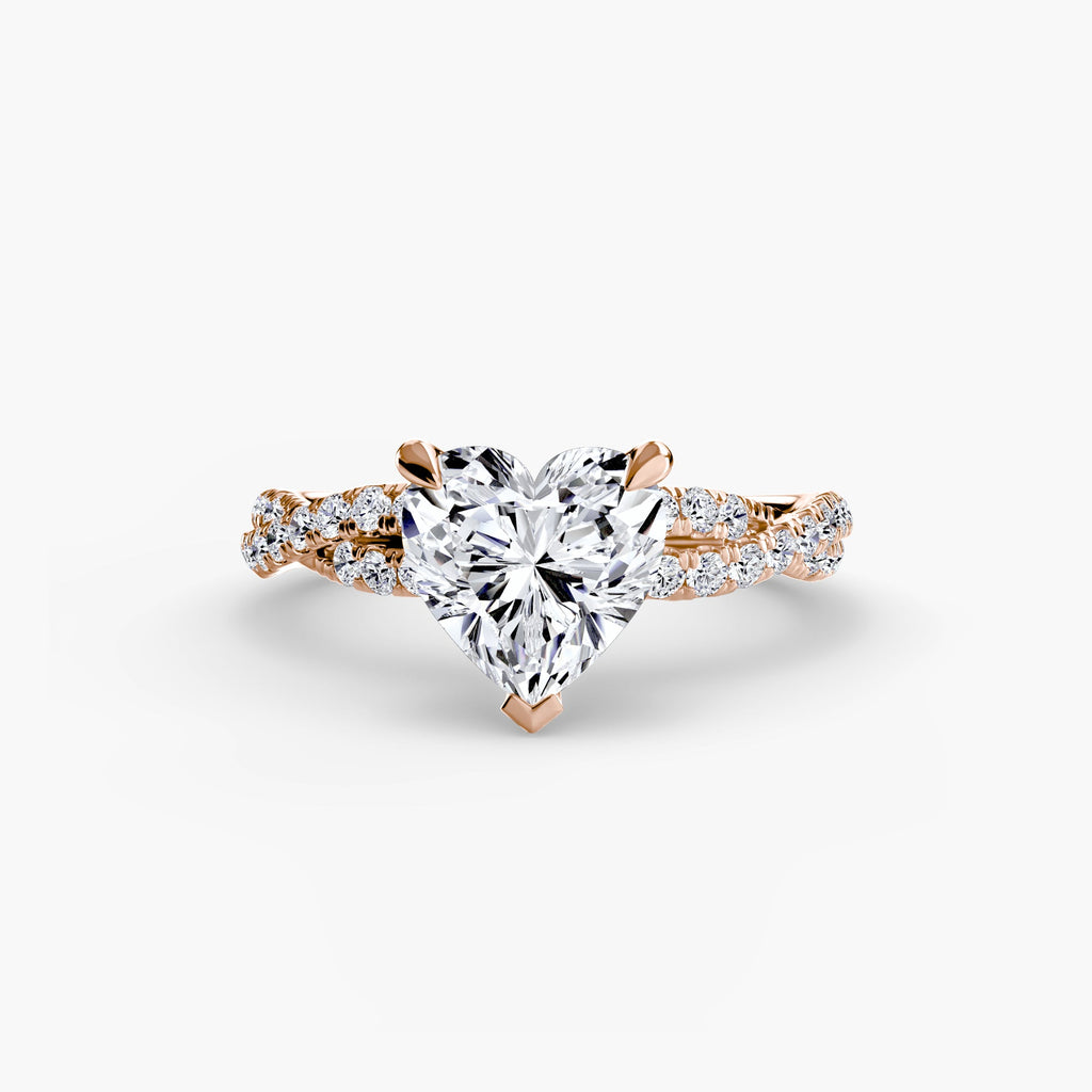 The Twisted Pavé Solitaire The Perfect Carat