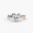 The Twisted Pavé Solitaire The Perfect Carat