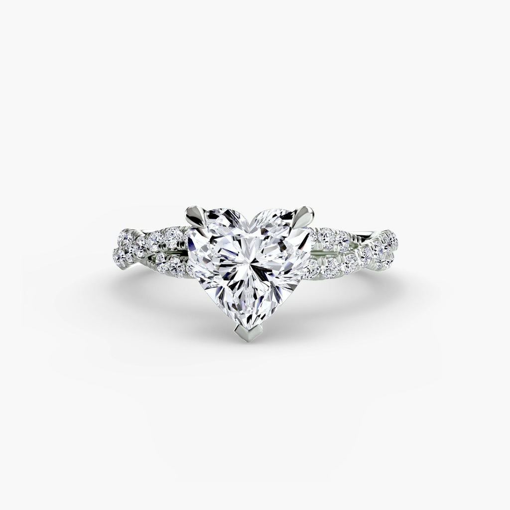 The Twisted Pavé Solitaire The Perfect Carat