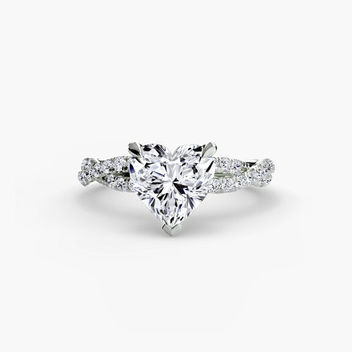 The Twisted Pavé Solitaire The Perfect Carat