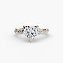 The Twisted Pavé Solitaire The Perfect Carat