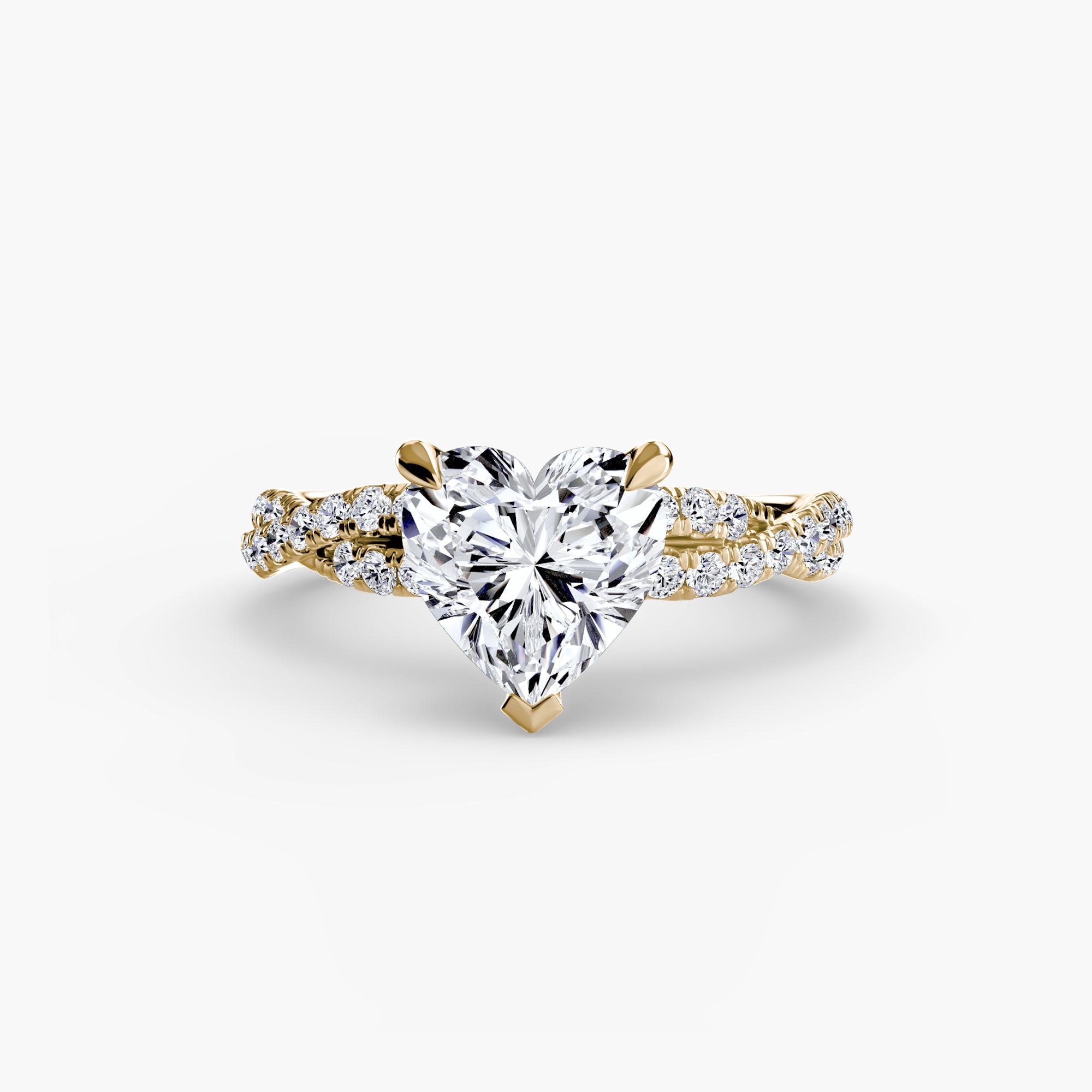 The Twisted Pavé Solitaire The Perfect Carat