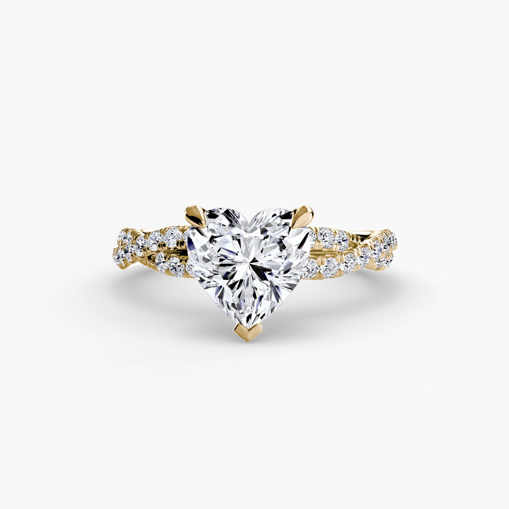 The Twisted Pavé Solitaire The Perfect Carat