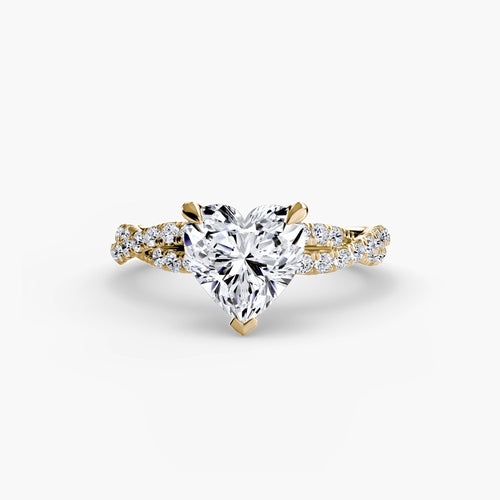 The Twisted Pavé Solitaire The Perfect Carat