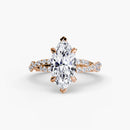 The Twisted Pavé Solitaire The Perfect Carat