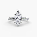 The Twisted Pavé Solitaire The Perfect Carat