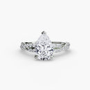 The Twisted Pavé Solitaire The Perfect Carat