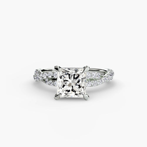 The Twisted Pavé Solitaire The Perfect Carat