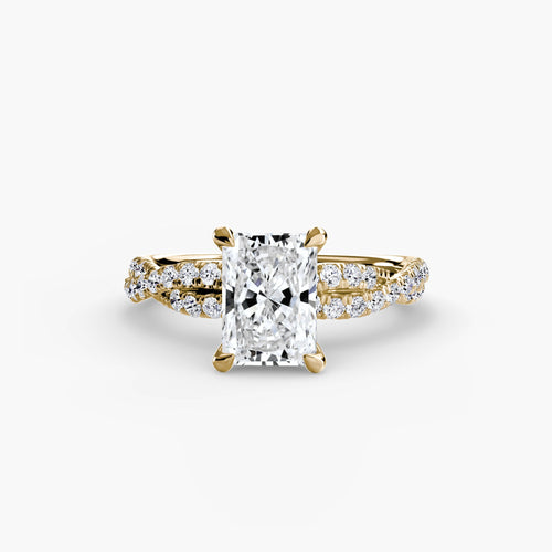 The Twisted Pavé Solitaire The Perfect Carat