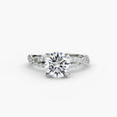The Twisted Pavé Solitaire The Perfect Carat