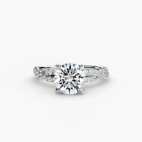 The Twisted Pavé Solitaire