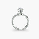 The Twisted Pavé Solitaire The Perfect Carat