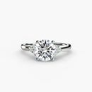 Solitaire with Cluster Shoulders The Perfect Carat