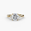 Solitaire with Cluster Shoulders The Perfect Carat