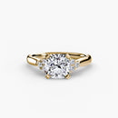 Solitaire with Cluster Shoulders 2 The Perfect Carat