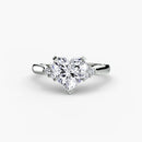 Solitaire with Cluster Shoulders 2 The Perfect Carat