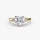 Solitaire with Cluster Shoulders 2 The Perfect Carat