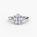 Solitaire with Cluster Shoulders 2 The Perfect Carat