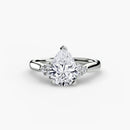 Solitaire with Cluster Shoulders 2 The Perfect Carat