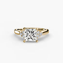 Solitaire with Cluster Shoulders 2 The Perfect Carat