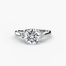 Solitaire with Cluster Shoulders 2 The Perfect Carat