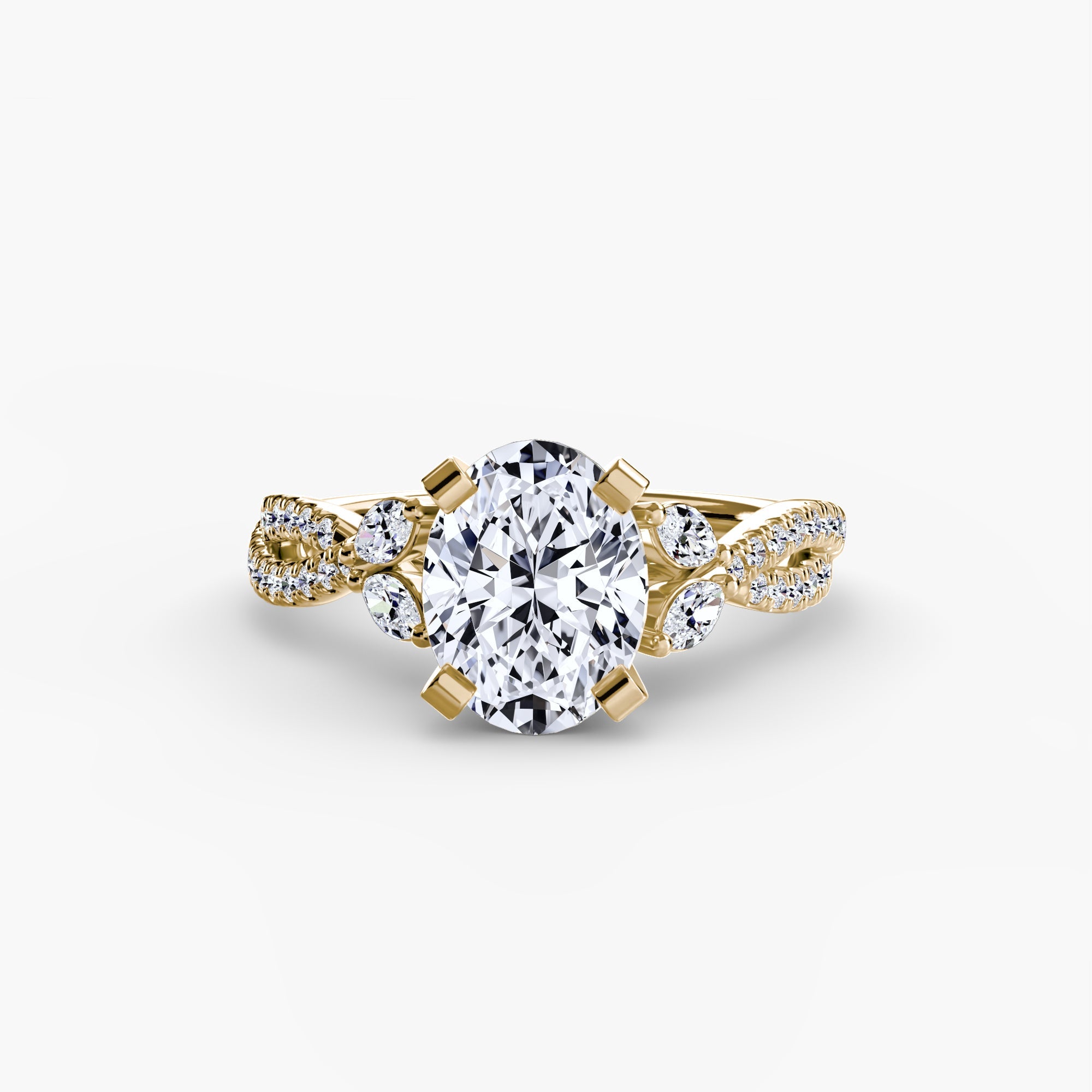 The Twist Pavé Ring The Perfect Carat