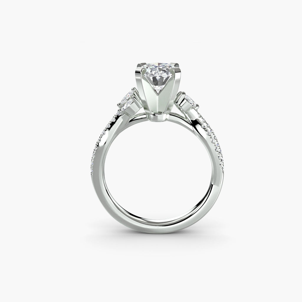 The Twist Pavé Ring The Perfect Carat