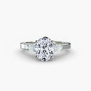 Three Stone with Pavé Shoulders The Perfect Carat