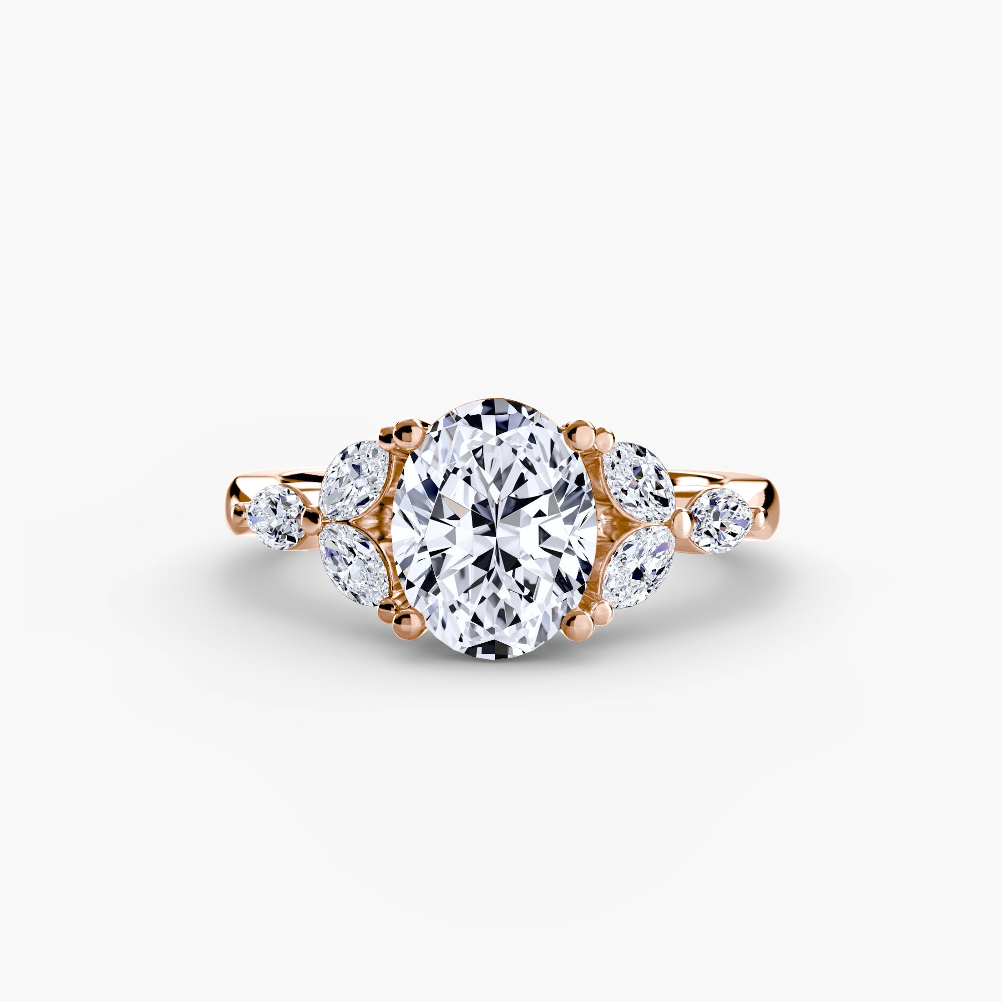 The Shoulder Cluster Ring The Perfect Carat