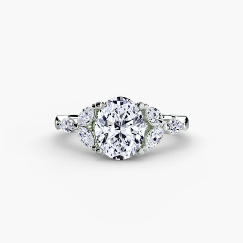 The Shoulder Cluster Ring The Perfect Carat