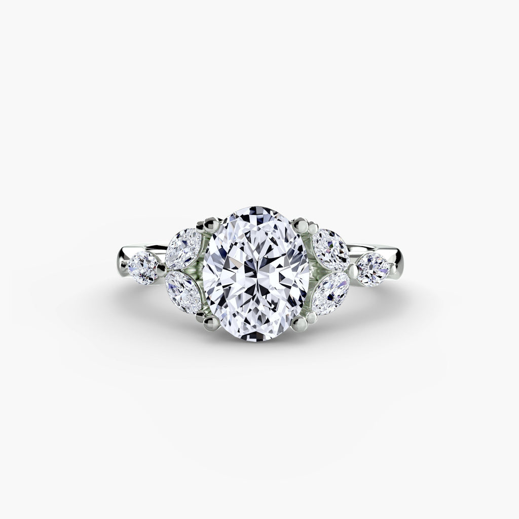 The Shoulder Cluster Ring The Perfect Carat