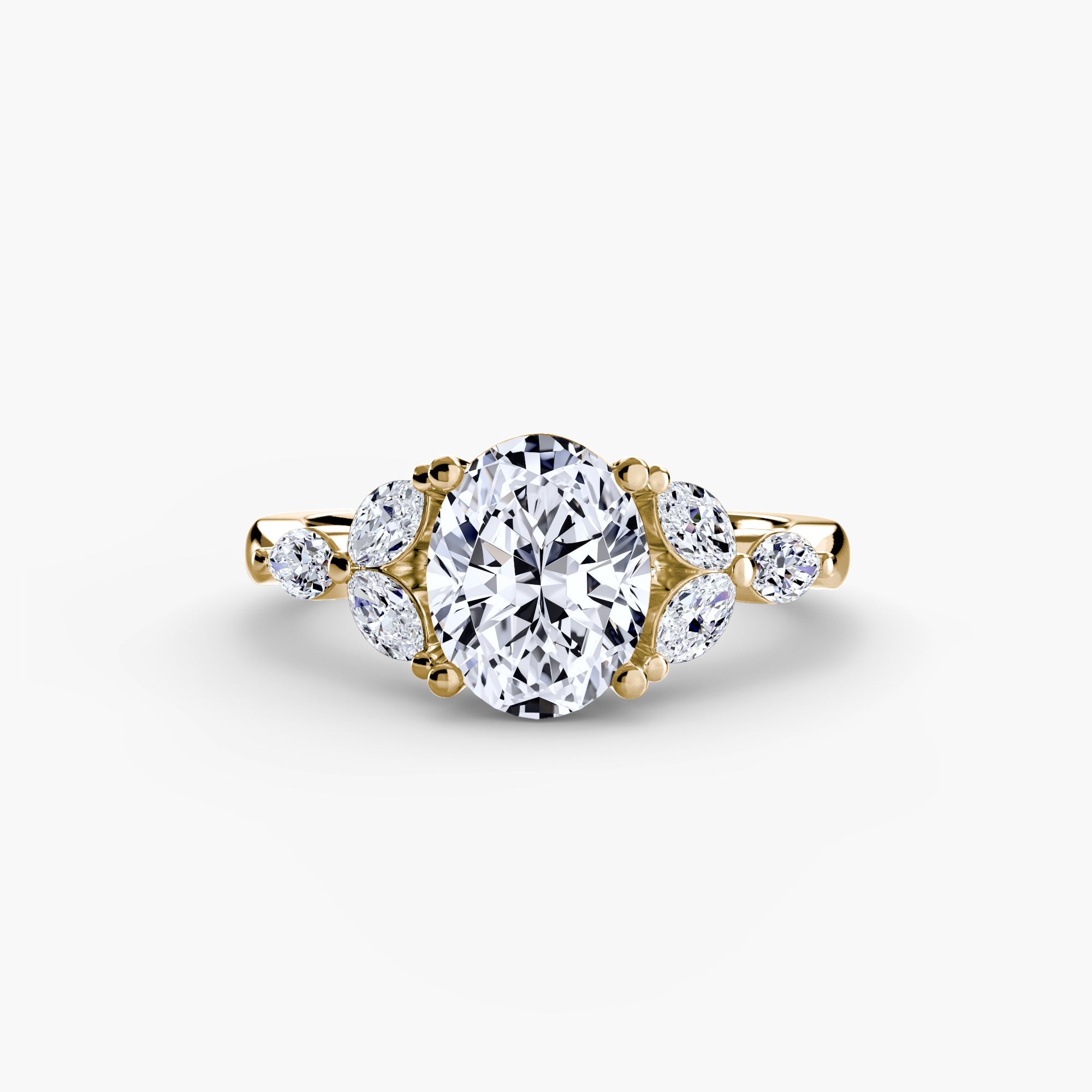 The Shoulder Cluster Ring The Perfect Carat