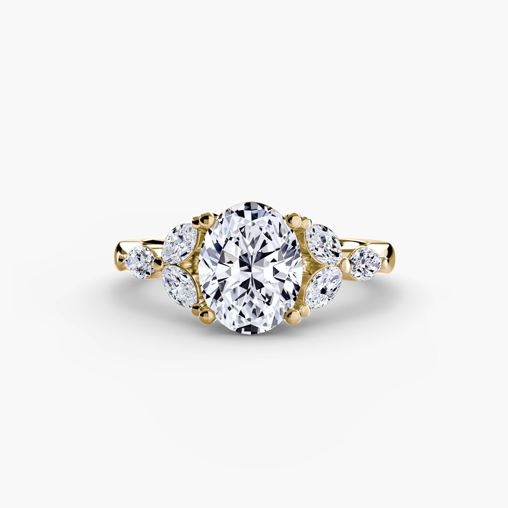 The Shoulder Cluster Ring The Perfect Carat