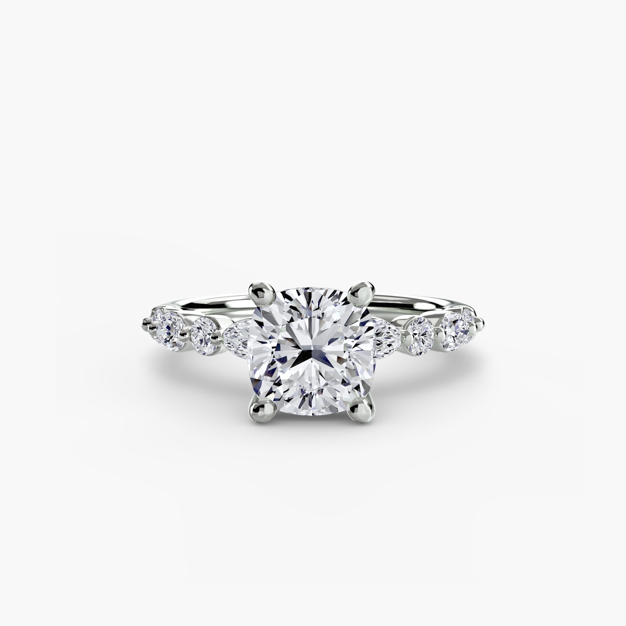 Solitaire with Eternity Pavé 2 The Perfect Carat