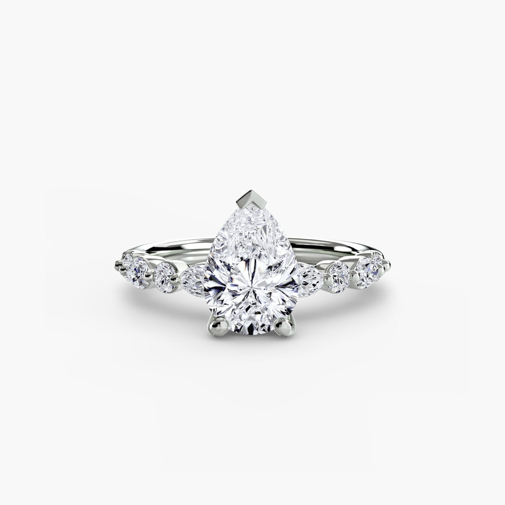 Solitaire with Eternity Pavé 2 The Perfect Carat